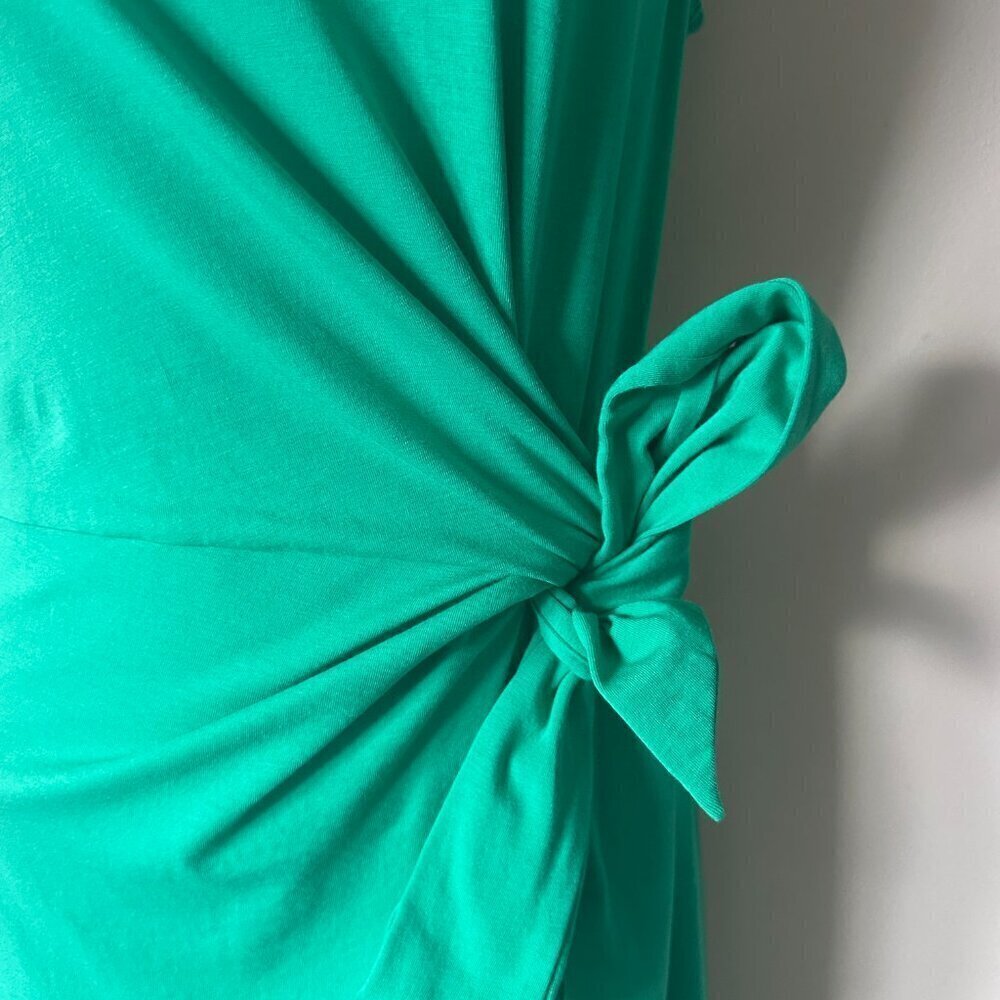 NWOT Lands' End Sleeveless Side Knot Maxi Dress in Clover - Size S - Picture 5 of 9